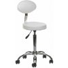 Kozmetická stolička s operadlom BH-7289 White
