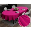 Biante Dekoračný oválny obrus Rongo RG-096 Fuchsiový 60x100 cm