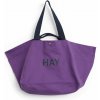 HAY Bavlnená taška Weekend Bag L Purple