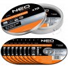 Rezný kotúč na kov 125 x 1,0 x 22,2 mm 41 A60-R-BF 10 ks NEO TOOLS