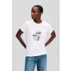 TRIČKO KARL LAGERFELD IKON RS DUO T-SHIRT WHITE