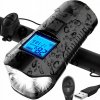 USB LED SVETLO NA BICYKEL, POČÍTADLO KM, TACHOMETER
