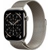 Apple Watch Series 11 Cellular 46 mm Prírodný titán s prírodným milánskym ťahom S/M MFCY4WF/A