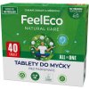 FeelEco Tablety do umývačky All in One 40 ks