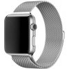 AppleKing kovový remienok milánsky ťah pre Apple Watch 42mm / 41mm / 40mm / 38mm - strieborný - možnosť vrátiť tovar ZADARMO do 30tich dní