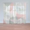 Sablio Záclony Obrazce v nežných farbách: 2ks 150x250cm