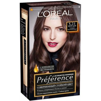 L'Oréal Préférence Récital 5.21 L Étoile Intenzívna svetlo hnedá dúhová  farba na vlasy od 6,19 € - Heureka.sk
