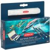 Súprava akvarelových pasteliek Derwent Inktense Wash Set 8 ks + príslušenstvo