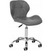 Kozmetická taburetka Activeshop AC149661 sivá