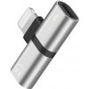 Rozbočovací adaptér Apple lightning (2x lightning) Farva: Strieborná