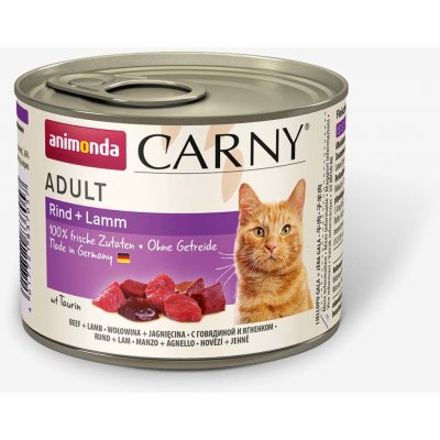Animonda CARNY® cat Adult hovädzie a jahňa bal. 6 x 200 g konzerva