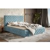 RIBAN Čalouněná postel Bed 15 box 180x200 Nohy bílé Dřevěný rošt
