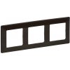 Legrand VALENA LIFE rám 3x (754173) drevo tmavé
