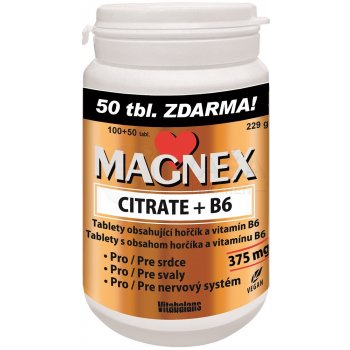 Magnex Citrate + B6 150 tabliet