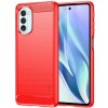 Gumený kryt MOFI Gentleness na Moto G51 5G - Červená