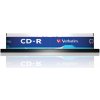 VERBATIM CD-R disk, 700MB, 52x, 10 ks, cylindrický, VERBATIM 