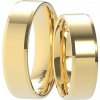 VIPgold Svadobné obrúčky 9001 6 žlté zlato