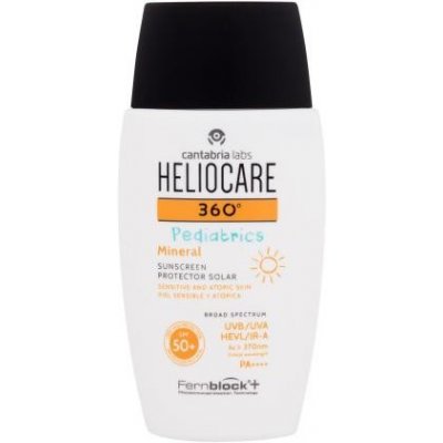 Heliocare 360° Pediatrics Mineral SPF50+ vodoodolný opaľovací krém na citlivú a atopickú pokožku 50 ml