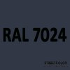 RAL 7024 akrylová auto farba lesklá alebo matná 1 liter + tužidlo + riedidlo (RAL7024 GRAPHITE GREY originálny odtieň akrylovej farby s lakom ( ČSN1846 ))