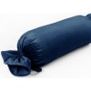 Biante Zamatový vankúš valec bonbon Velvet Prémium SVP-029 Námornícka modrá 15x60 cm