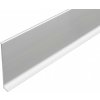 Lišta soklová CEZAR LP80 Striebro, celohliníková