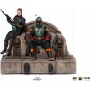 Iron Studios - Soška Boba Fett and Fennec Shand on Throne Deluxe Art Scale 1/10, LUCSWR45721-10