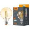 LED žiarovka E27 G95 Sphere 7W = 53W 700lm 2200K teplá biela 360° FILAMENT Amber Dimmable Videx
