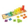 Bigjigs Toys Doska nasadzovanie s číslami