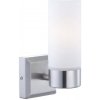 Globo 7815 vonkajšia nástenná lampa Space 1x40W | E14 | IP44 - matný nikel, opál