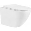 MEXEN - Lena Závesná WC misa vrátane sedátka s slow-slim, duroplast, biela 30220300