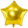 PartyDeco Fóliový balón Hviezda zlatá 48 cm