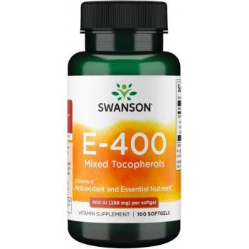 Swanson Vitamin E 400 IU 100 kapsúl