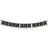 PartyDeco BANNER Happy New Year čierny 15 x 170 cm