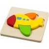 Viga Drevené puzzle pre najmenších - lietadlo