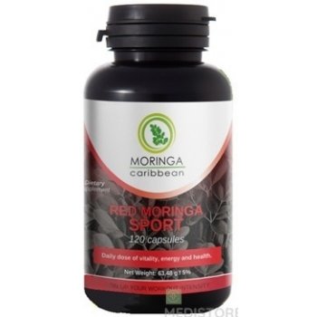 Moringa Caribbean RED MORINGA SPORT 120 kapsúl