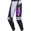 ALPINESTARS nohavice TECHSTAR KNIF čierna/svetlo šedá/fialová 2026 - 38