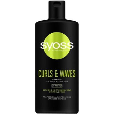 SYOSS Professional Curls And Waves Shampoo 440ml - šampón pre vlnité a kučeravé vlasy