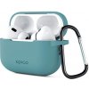 Epico silikónové puzdro na Airpods Pro 2 s karabínou – zelené 9911101500004