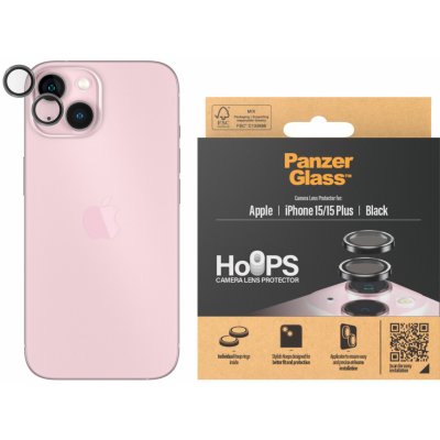 PanzerGlass Ochranný kryt objektívu fotoaparátu Hoops pre iPhone 15/15 Plus 1138