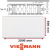 VIESSMANN Radiátor Typ 22 500/2000 (VIESSMANN Vitoset Typ 22 500/2000)