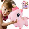 PLYŠOVÝ JEDNOROŽEC S TAŠKOU PLYŠOVÁ HRAČKA PLYŠÁK UNICORN