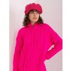 Tmavoružová baretka s aplikáciou AT-CZ-2318.27-fuchsia ONE SIZE