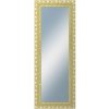 DANTIK - Zrkadlo v rámu, rozmer s rámom 60x160 cm z lišty ROKOKO zlatá hádzaná (2882)