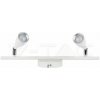 Stropné bodové svietidlo 2x4,5W, 3000K, 720lm, biele VT-810 (V-TAC)