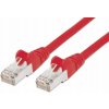 Premiumcord sp6asftp020R Patch, CAT6a S-FTP, RJ45-RJ45, AWG 26/7, 2m, červený