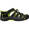 Keen Newport H2 Jr black/lime green outdoorové sandály i do vody