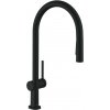 Hansgrohe Talis M54 - Páková kuchynská batéria 210, vyťahovateľná sprška, 2jet, matná čierna 72800670