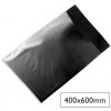 Plastové obálky na zásielky 400 x 600mm čierne 100ks