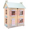Domeček pro panenky Jouéco Dřevěný domeček pro panenky 36 m+