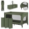 Lionelo Cestovná postieľka JASMIN EASY FOLD Olivovo zelená LN0305